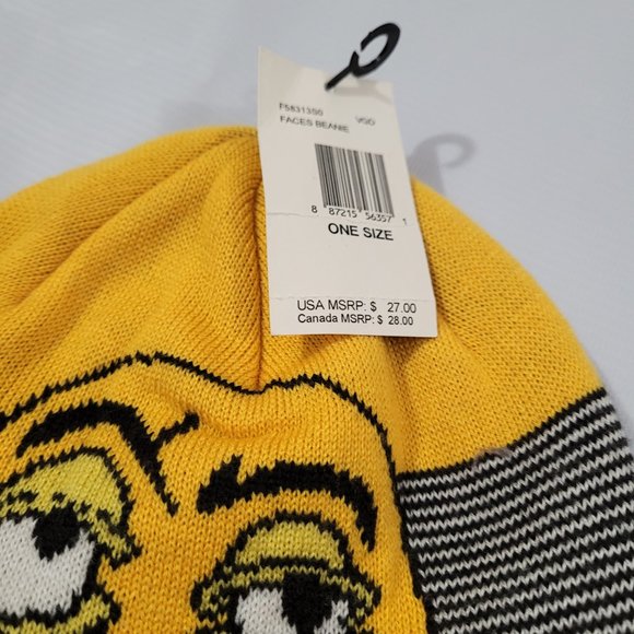 NWT Volcom Boy's Skate Surf Blue Yellow Faces - Picture 3 of 6